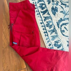 Patagonia ski pants - mens - red